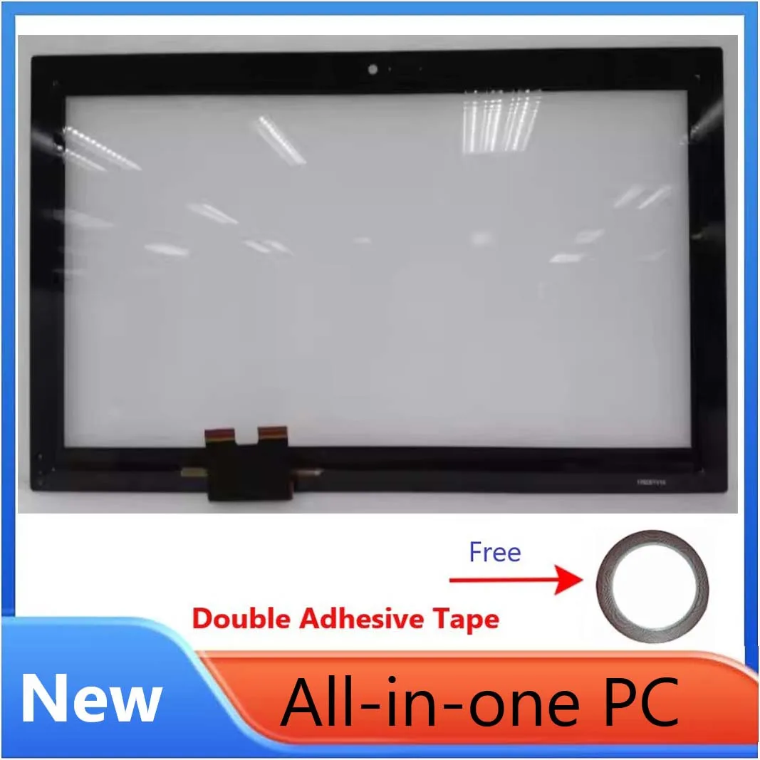 

New LCD glass for 23" Lenovo M8350z All-in-one Screen Glass,with Touch Function,w/3M adhesive tape