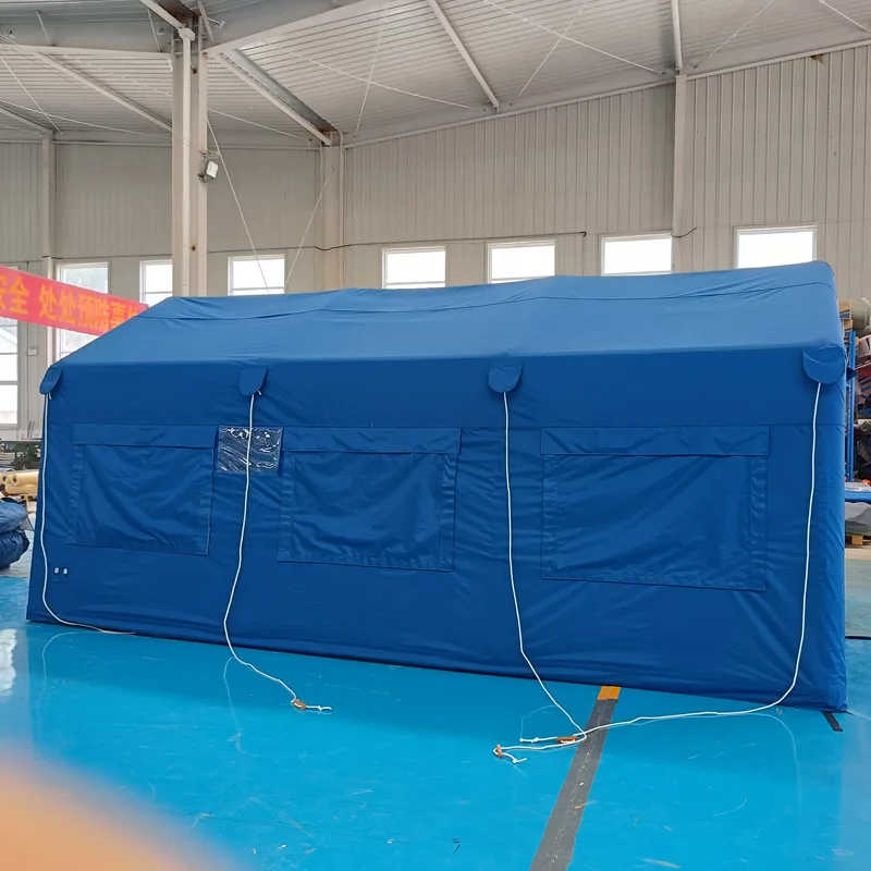 Wholesale Professional Large-scale Inflatable Disaster Relief Tent Oxford Cloth Four-season Waterproof Quick Automatic Opening