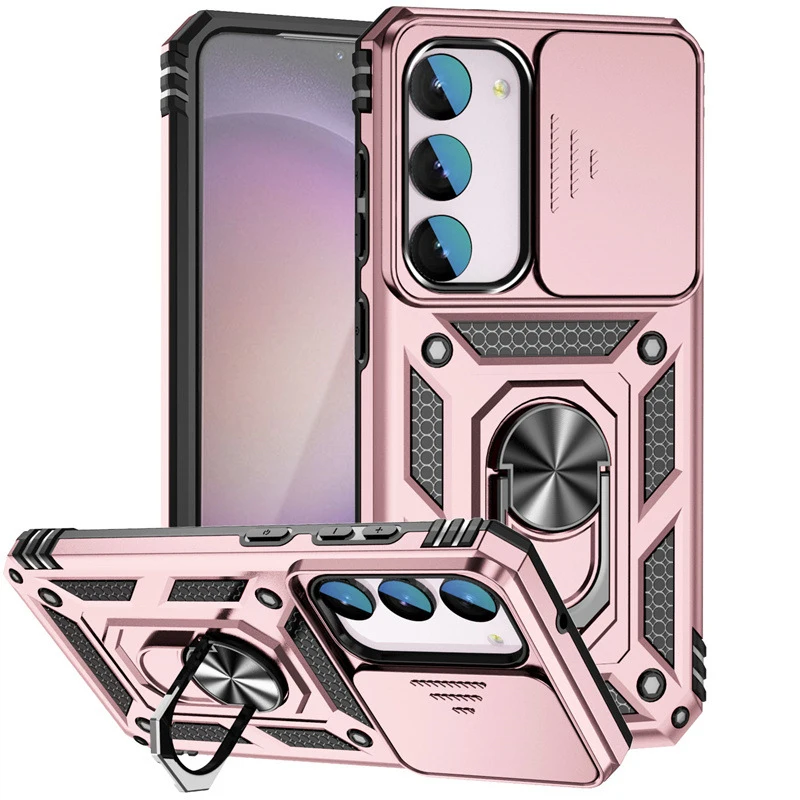 

Case For Samsung Galaxy A56 A36 A16 A17 A26 A07 A06 A55 A35 A15 A05S A73 A53 A72 A54 Phone Case Built In Slide Camera Lens Cover