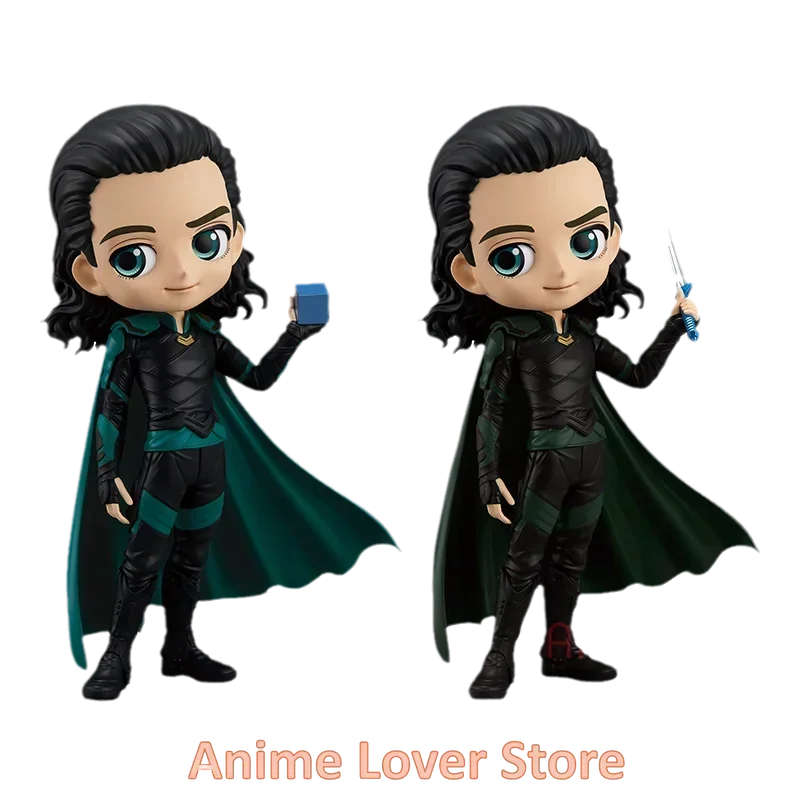 In Stock Bandai Original Banpresto MARVEL Qposket Loki VO.1 VO.2 VO.3 Anime Figures Toys for Kids Gift Collectible Model