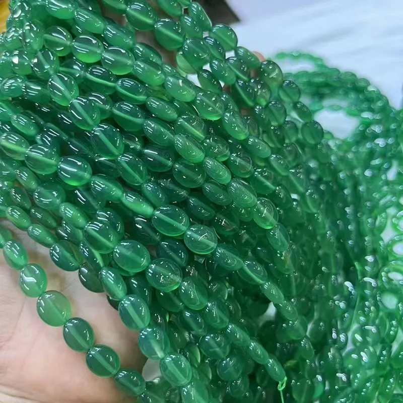 Green Agate Drop Fl…