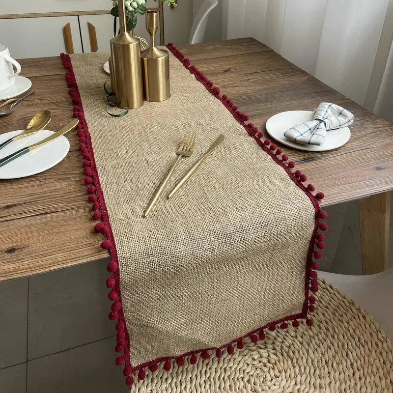 

Декоративная настольная подставка Cisas: Желтый льняной коврик с плетеным узором, европейский роскошный настольный коврик, ретро-подставка для кофейного столика и тумбы под ТВ, мягкая подкладка