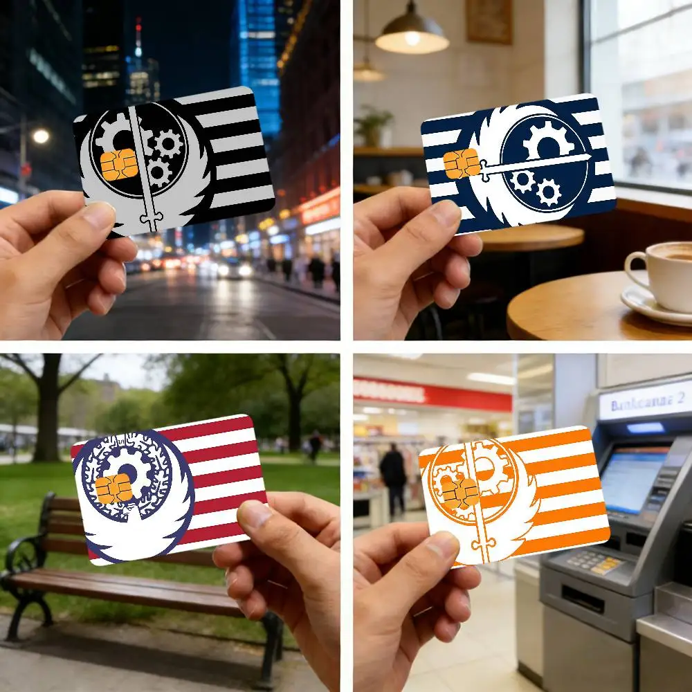 Banderas Alternativas Bank Card Sticker Film Skin Cover For Debit Credit Bank Cardultra-Thin And Fade-Resistant