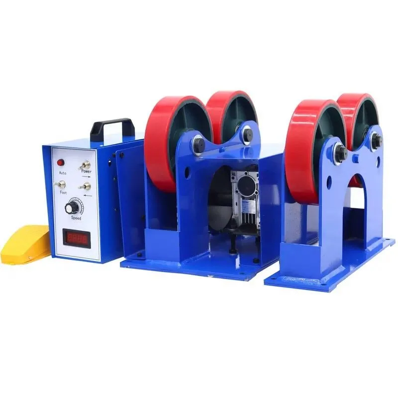 Ultra-numerical control small automatic steering roller 600 mm with new welding conditions for PU wheel 1000 kg tube rotator