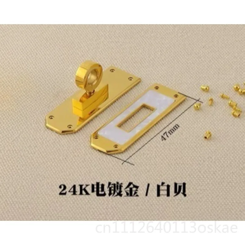 Stainless steel shell lock, Fritillary screw lock, handmade DIY leather goods, high-quality hardware
