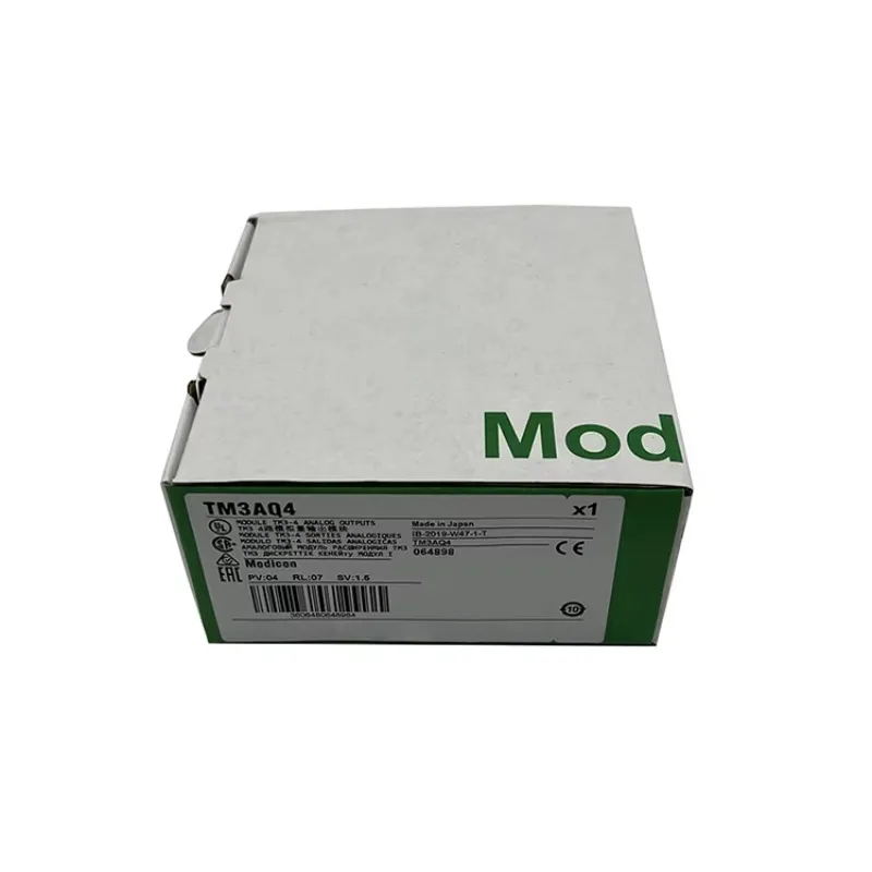 

Совершенно новый оригинальный 4-канальный аналоговый выходной модуль TM3AQ4 TM3