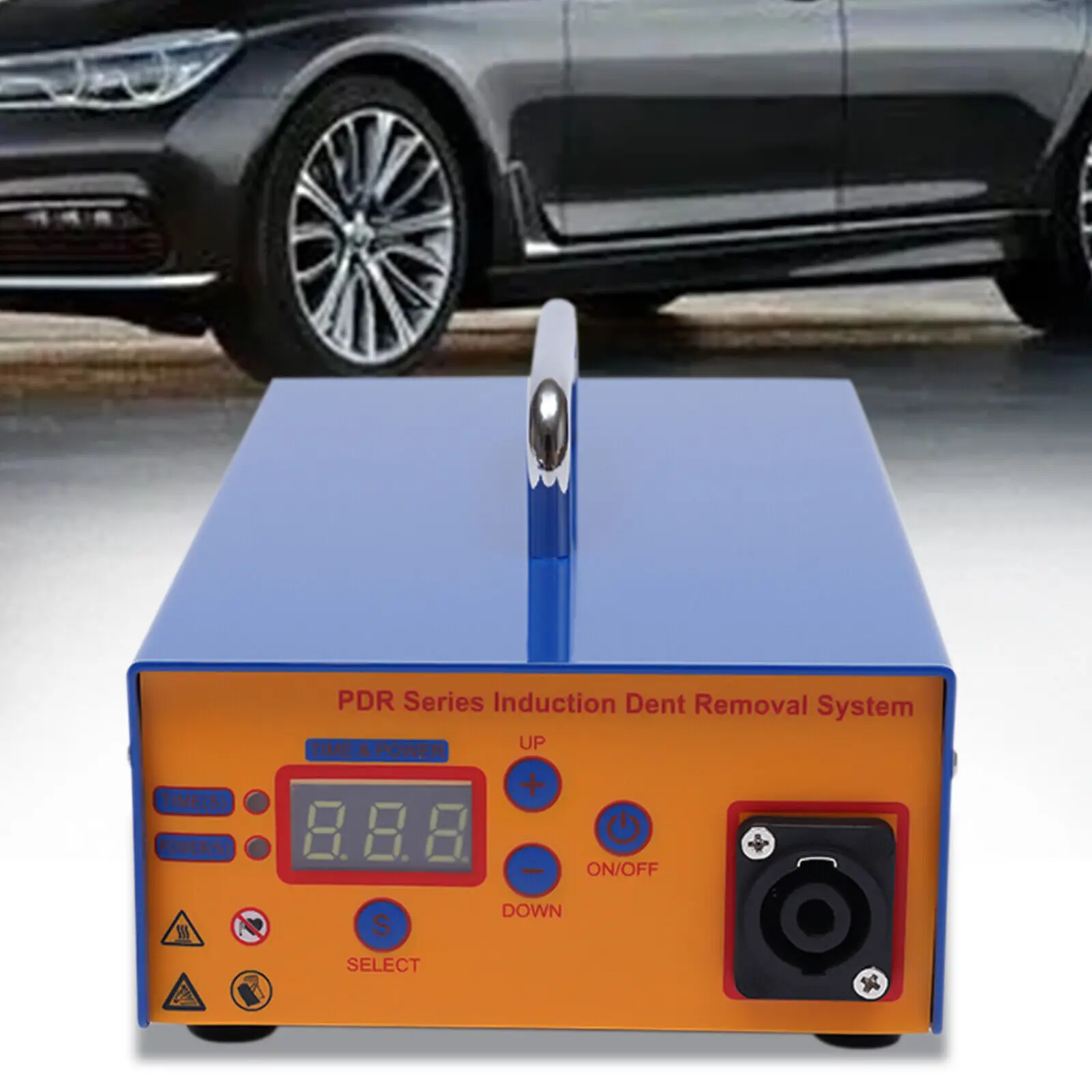 1.34KW Car Body Paintless Dent Repair Tool Electromagnetic Induction Dent Repair Machine Induction Heater With Digital Screen