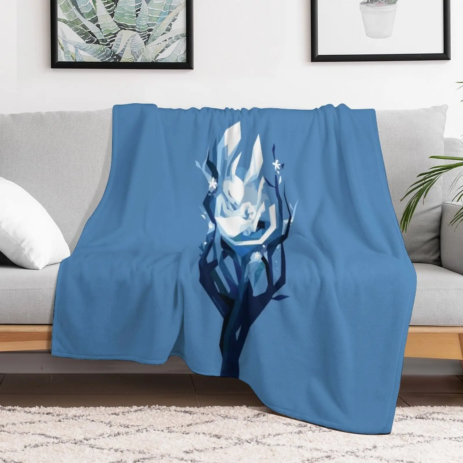 Ori Sleeping - Ori and the Will of Wisps - In The Blind Forest Throw Blanket Furrys Luxury Designer Thin Blankets