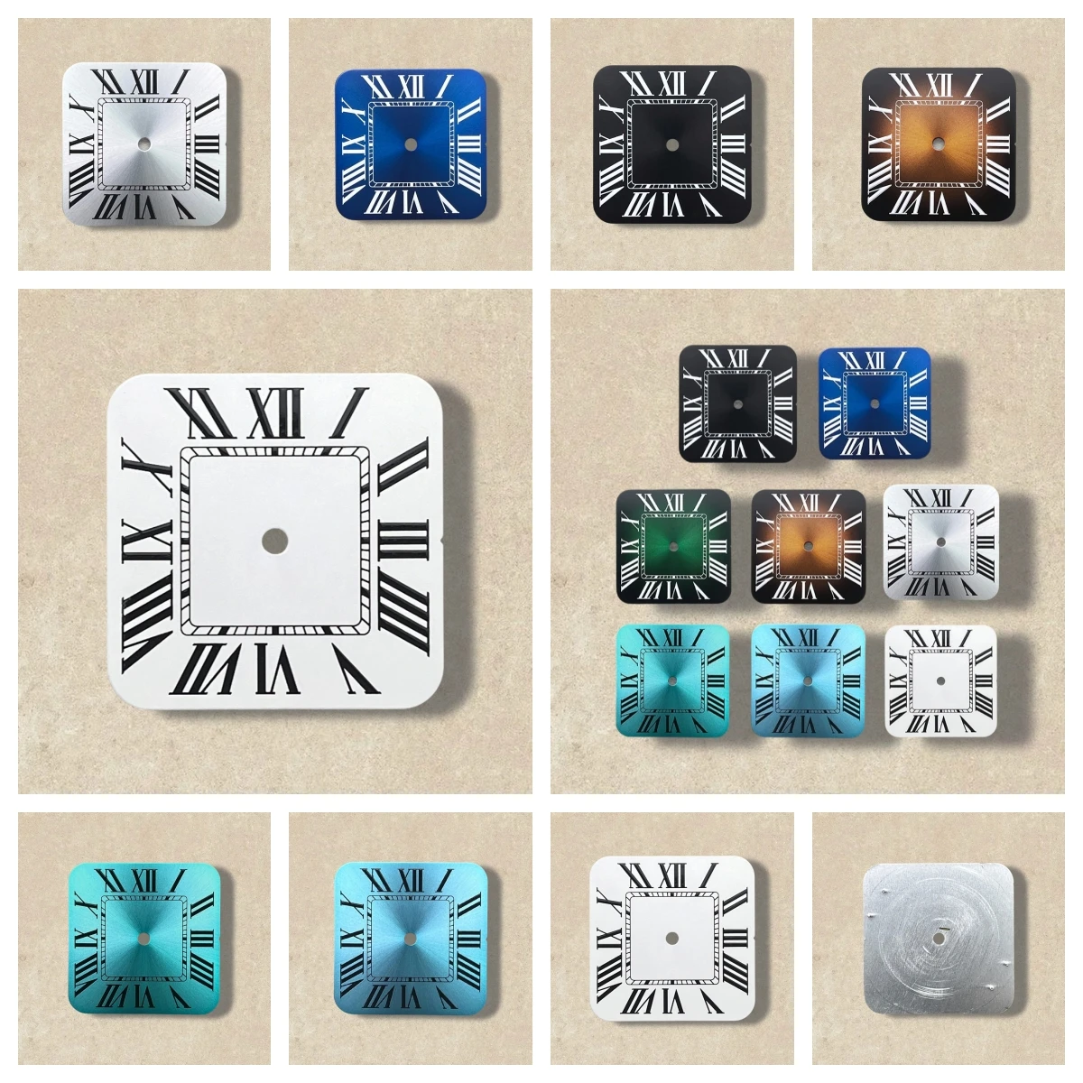 27mm S Logo Rome Dial Fit NH35/NH36/4R/7S Japan Movement No Luminous Watch Modification Accessories 3/3.8/4O'clock