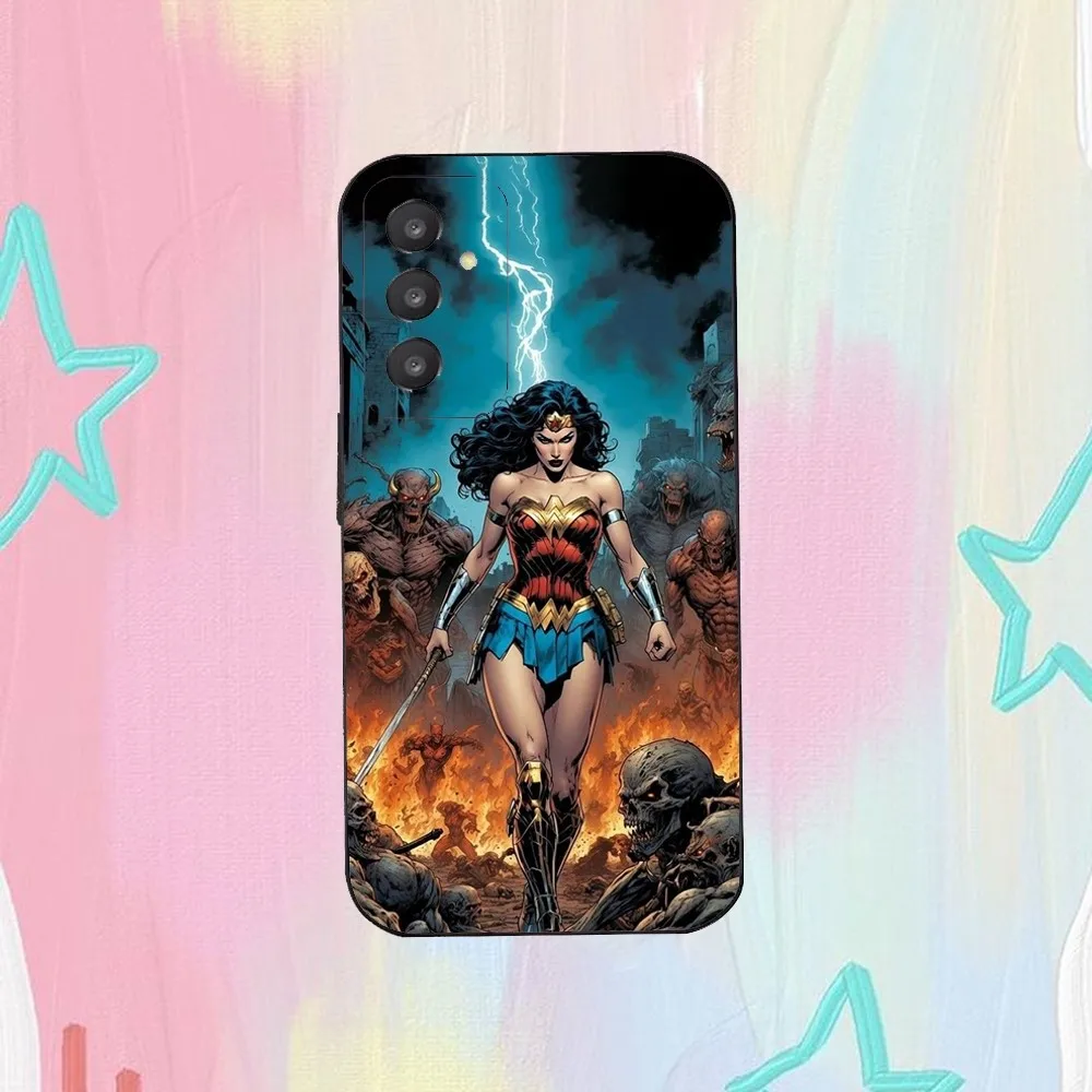 W-Wonders W-Womans Hero Phone Case For Samsung Galaxy A52 A12 A51 S21 Edge S22ULTRA S23 S20LITE Plus Ultra Black Cover