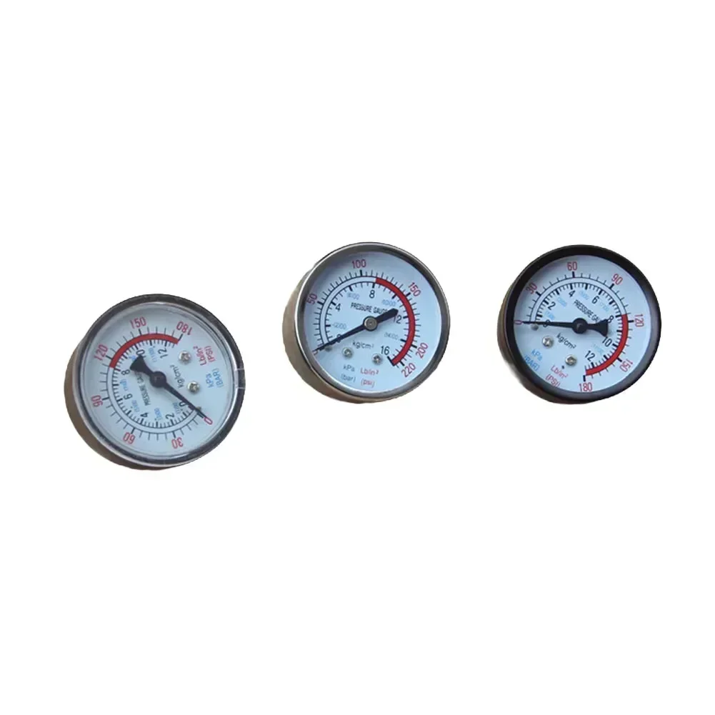 Y40 Y50 0-180PSI Gas Water Fuel Liquids Meter Pressure Gauge For Air Compressor
