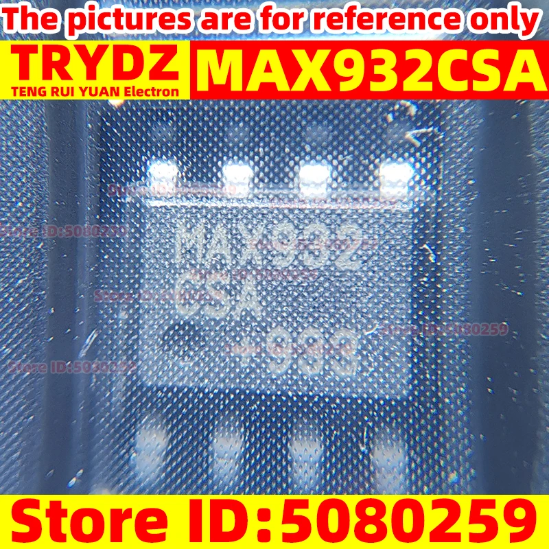 50-5pcs MAX932CSA+T MAX932CSA SOP8 gaming accessory chip with voltage reference comparator