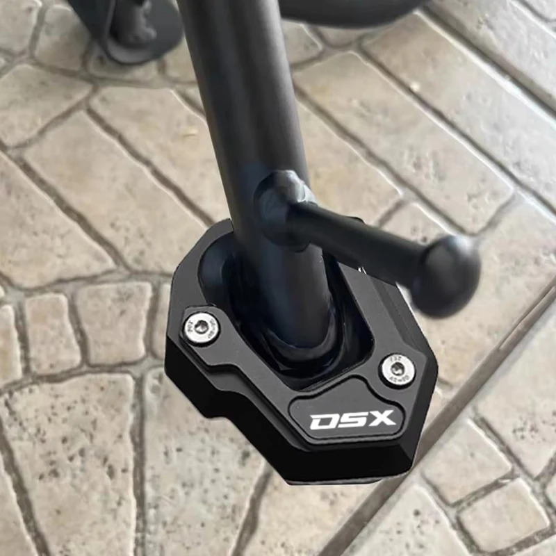 Moto Accessories Aluminum CNC Side Stand Kickstand Enlarged Plate For VOGE Loncin DSX900 900DSX DSX 900 DSX DS900X DS625X 625