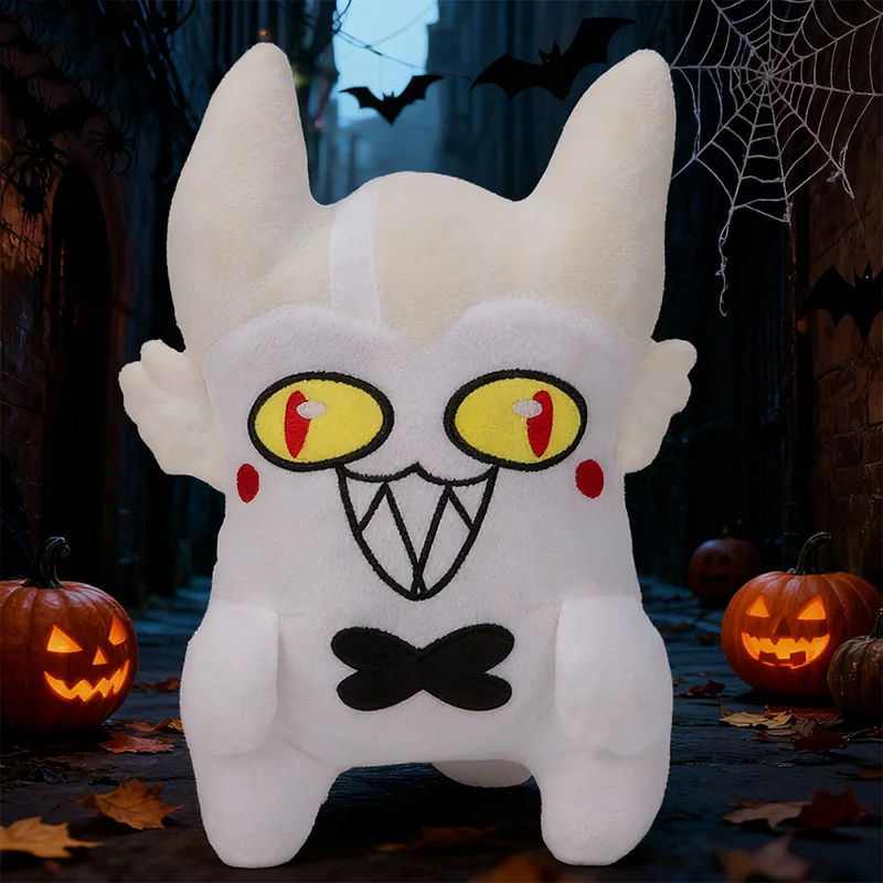 25CM Cursed Cat Alastor Cosplay Plush Plushies Cartoon Hotel Fantasy Props Xmas Birthday Gifts Mascot Costume Halloween Gifts
