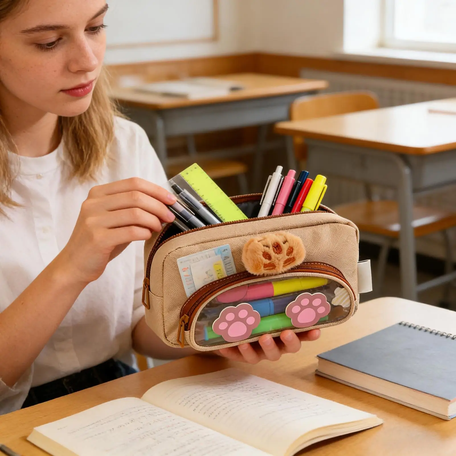 

Многофункциональная сумка-органайзер для косметики большой емкости для детей, мальчиков и девочек, студентов, женщин, мужчин, взрослых