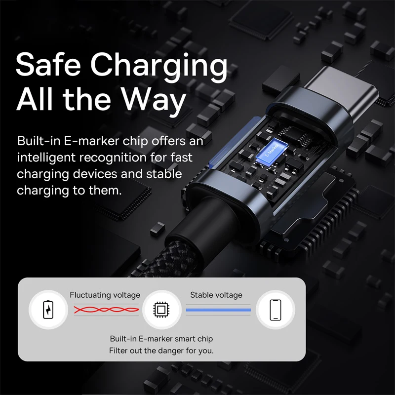 Baseus USB Cable For iPhone15 Pro PD100W USB C to Type C Fast Charger Cable for Xiaomi Samsung MacBook iPad Phone Cord USB Cable