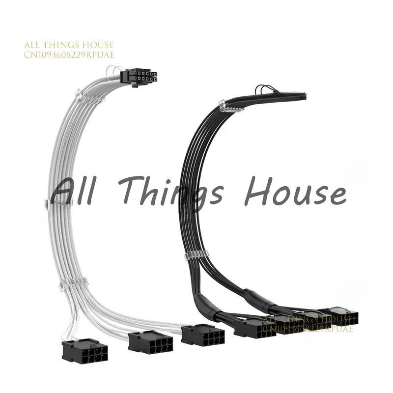 ATX3.0 power braided cable graphics card 16Pin to 8PIN * 3/4 PCIE5.0