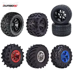 Tire 12mm Wheel Hub Wheels for Rc Car 1/10 Monster Truck Off Road Traxxas Scx10 HPI HSP Tamiya Kyosho Wltoys Car Accessories