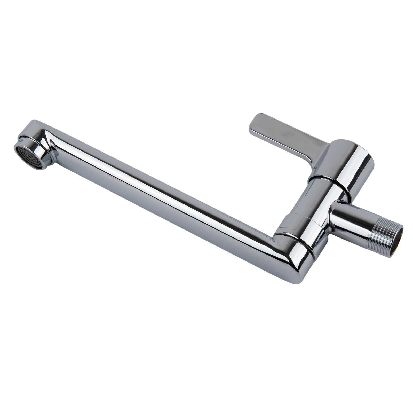 Stainless Steel Sink Tap with Rotating Feature Designed to Minimize Splashing While Maximizing Usability in Spaces