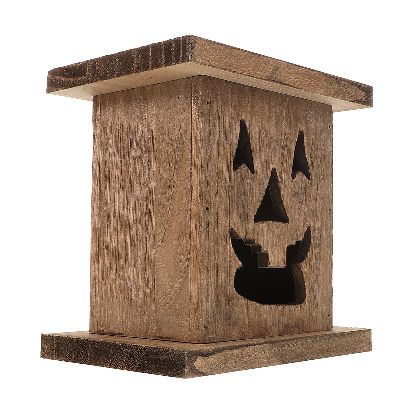 

Wood Craft Halloween Ghost Decoration with Realistic Simulation Design for Outdoor Garden Party Landscape Decor