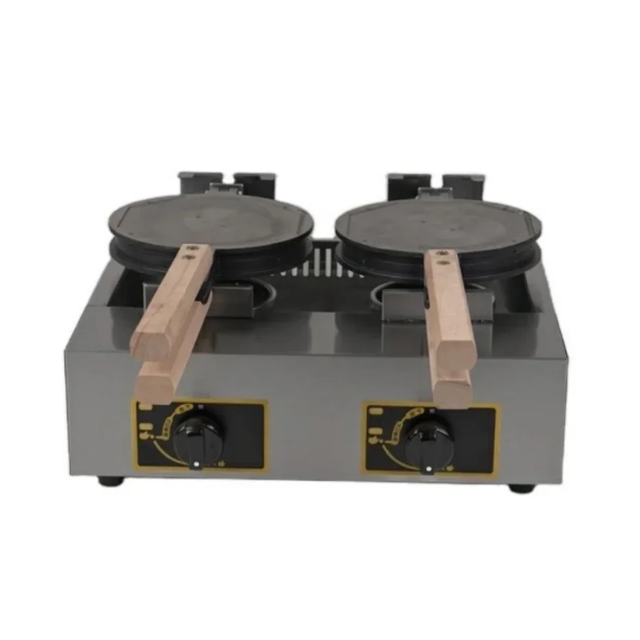 

Two burner bubble waffle maker