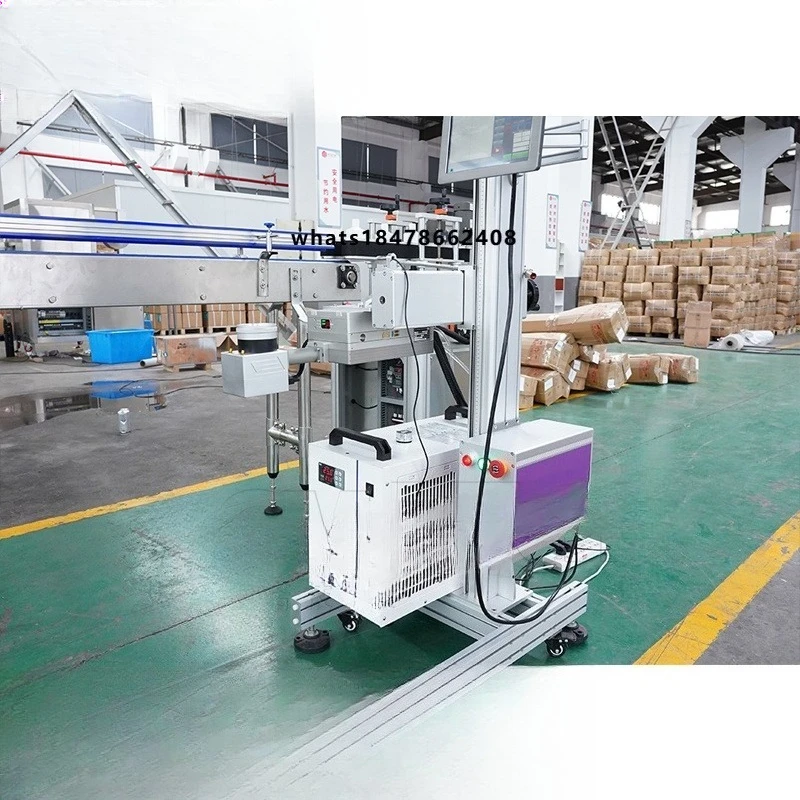 Professional China Factory PE HDPE PPR PVC Pipe 20w 30w 50w Printer Fiber Flying Engraving Marking Machine