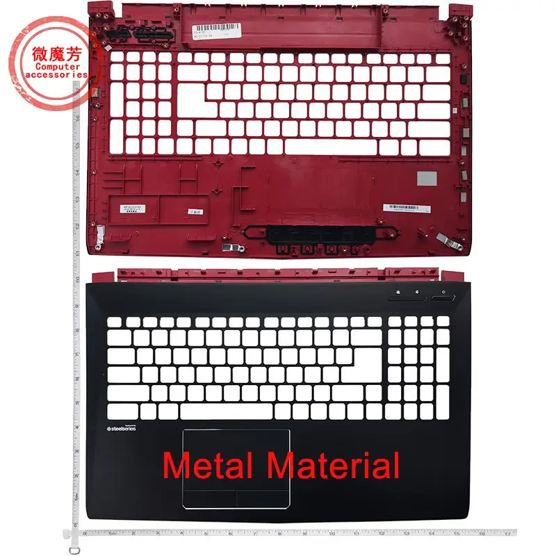 Nowy dla MSI GL62 GP62 górna pokrywa górna obudowa do opierania dłoni GP62MVR MS-16J5 MS-16J9 MS-16J3 ramka na klawiaturę dla materiał metaliczny — zdjęcie 3