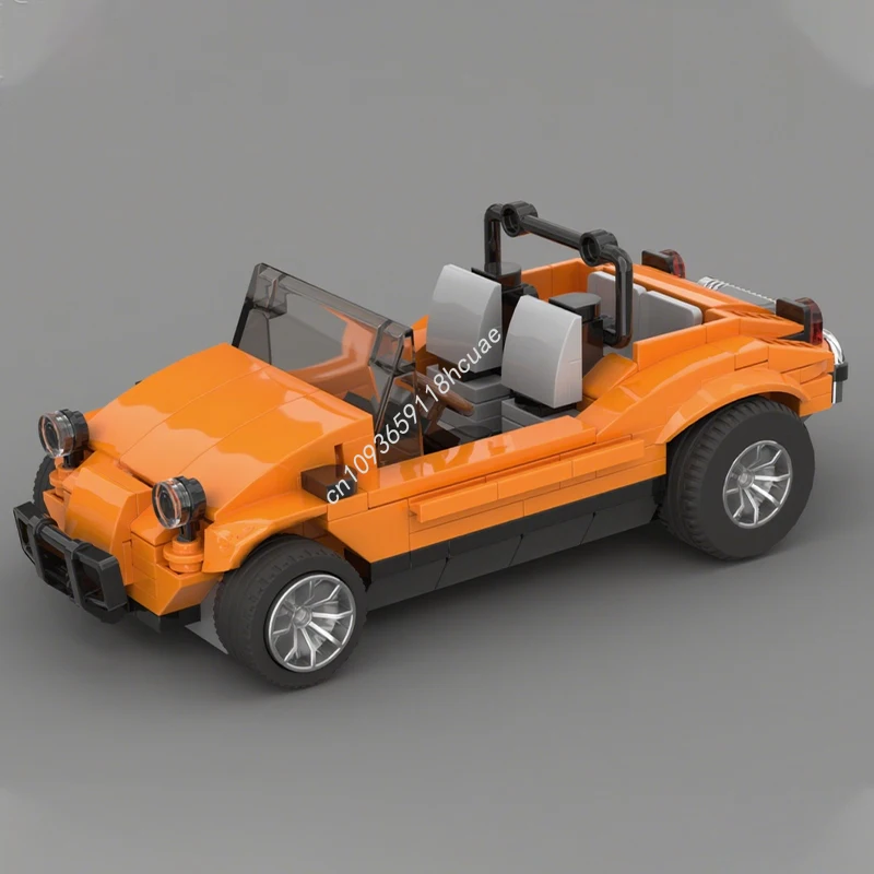 

232pcs MOC Buggy City Champions super car Building Blocks Christmas Gift Color recognition enlightenment toys Advanced DIY Gift