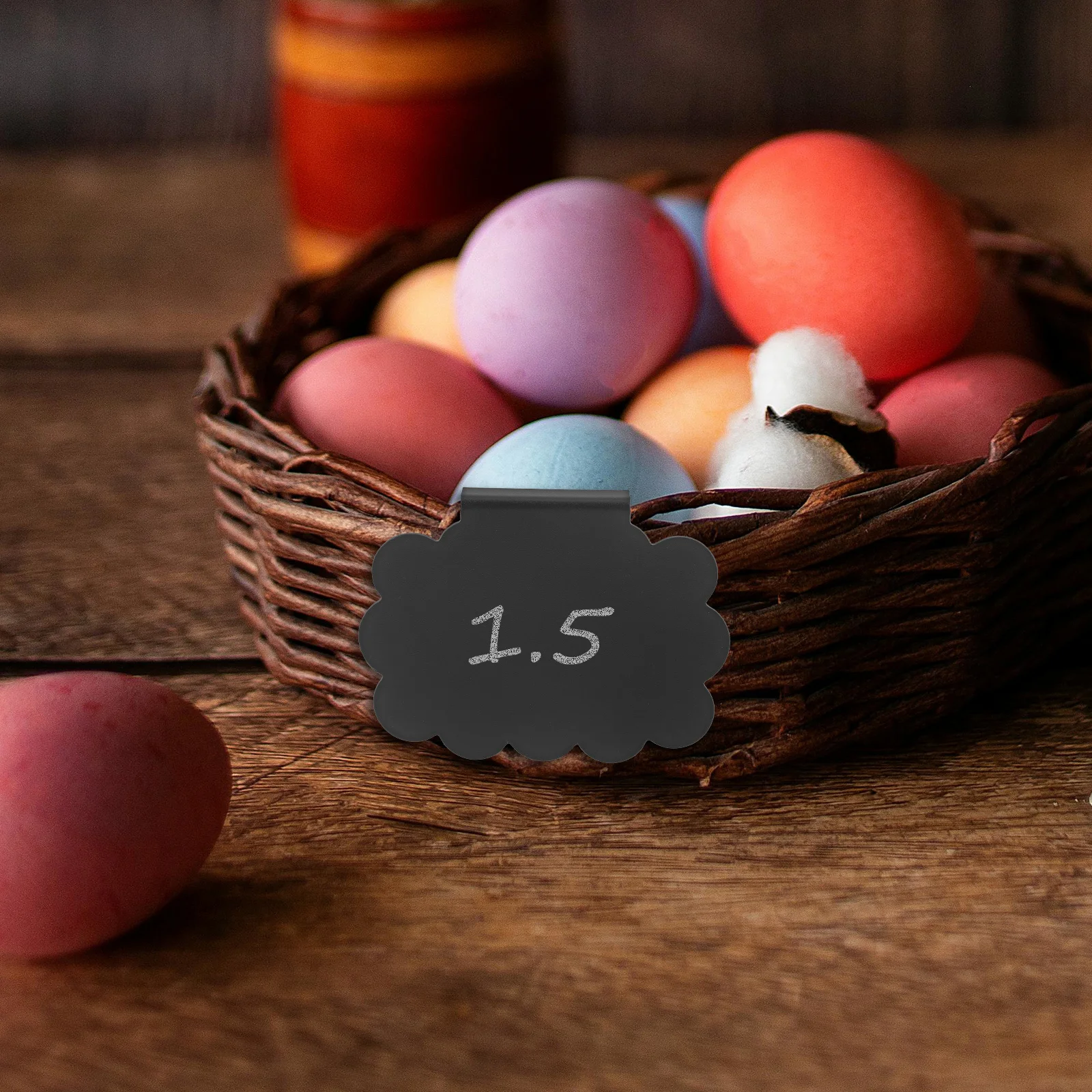 10 قطعة تسميات السبورة قابل للمسح عرض السعر حامل مقاطع السبورة لتنظيم سلال التخزين DIY بها بنفسك التسمية كليب على #5