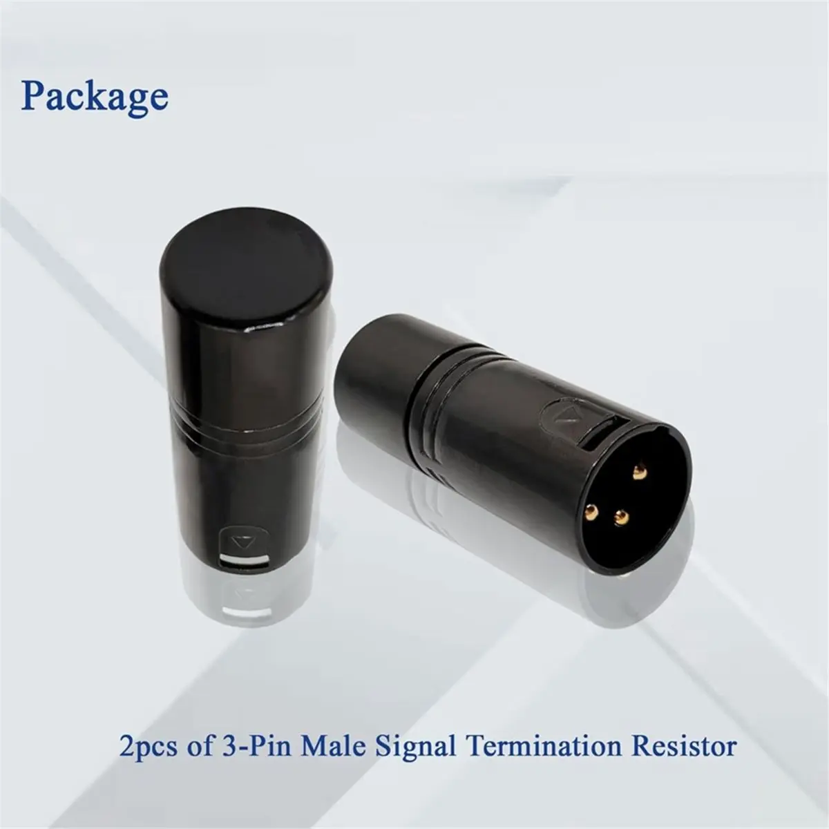 update. 2pcs 3Pin 120 Ohm XLR Terminator DMX Terminal Adapter for DMX512 Lighting and Audio Systems