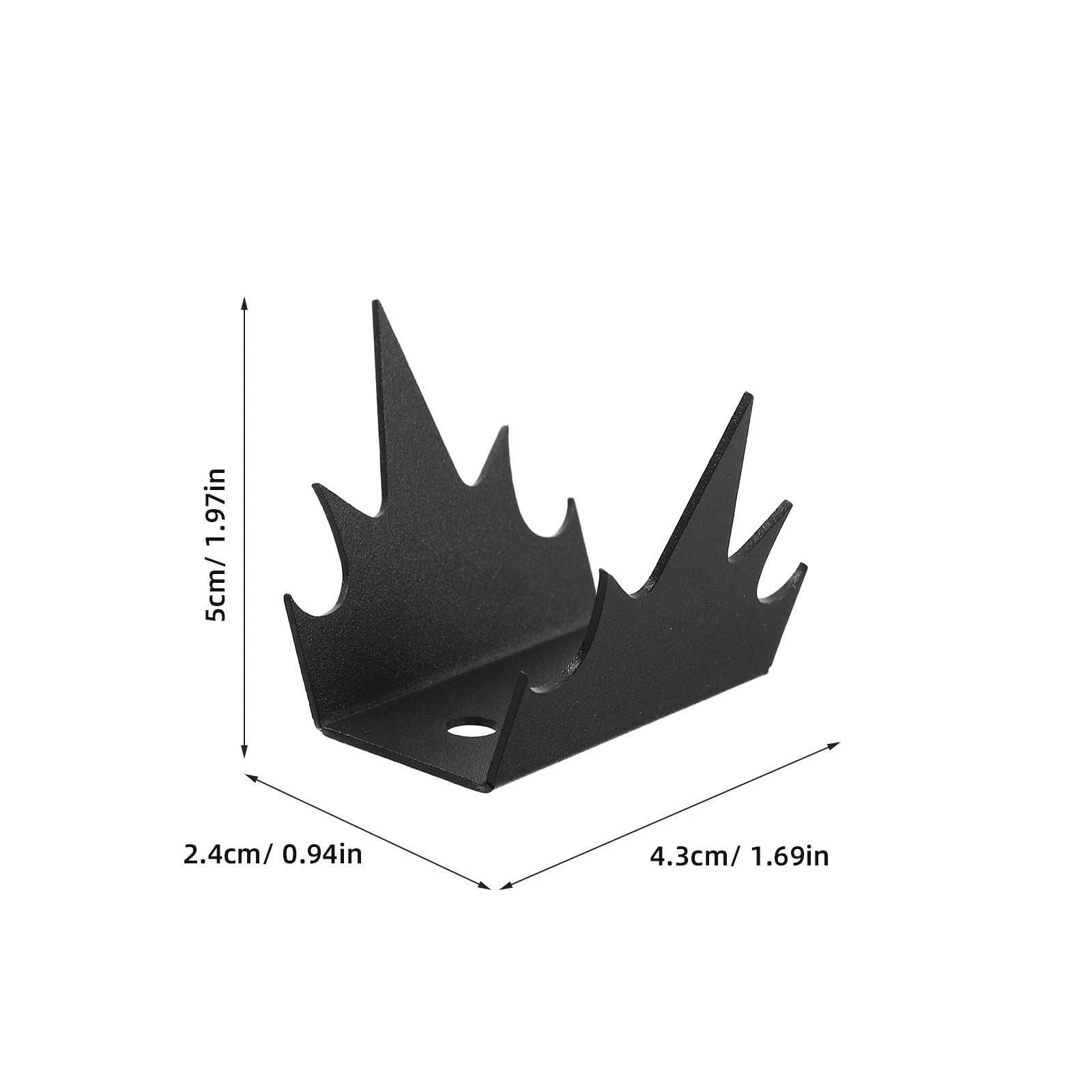1 مجموعة سياج المسامير المضادة للتسلق الأمن المسامير المعدنية للجدار حديقة بوابة ساحة رادع قوي الحماية في الهواء الطلق