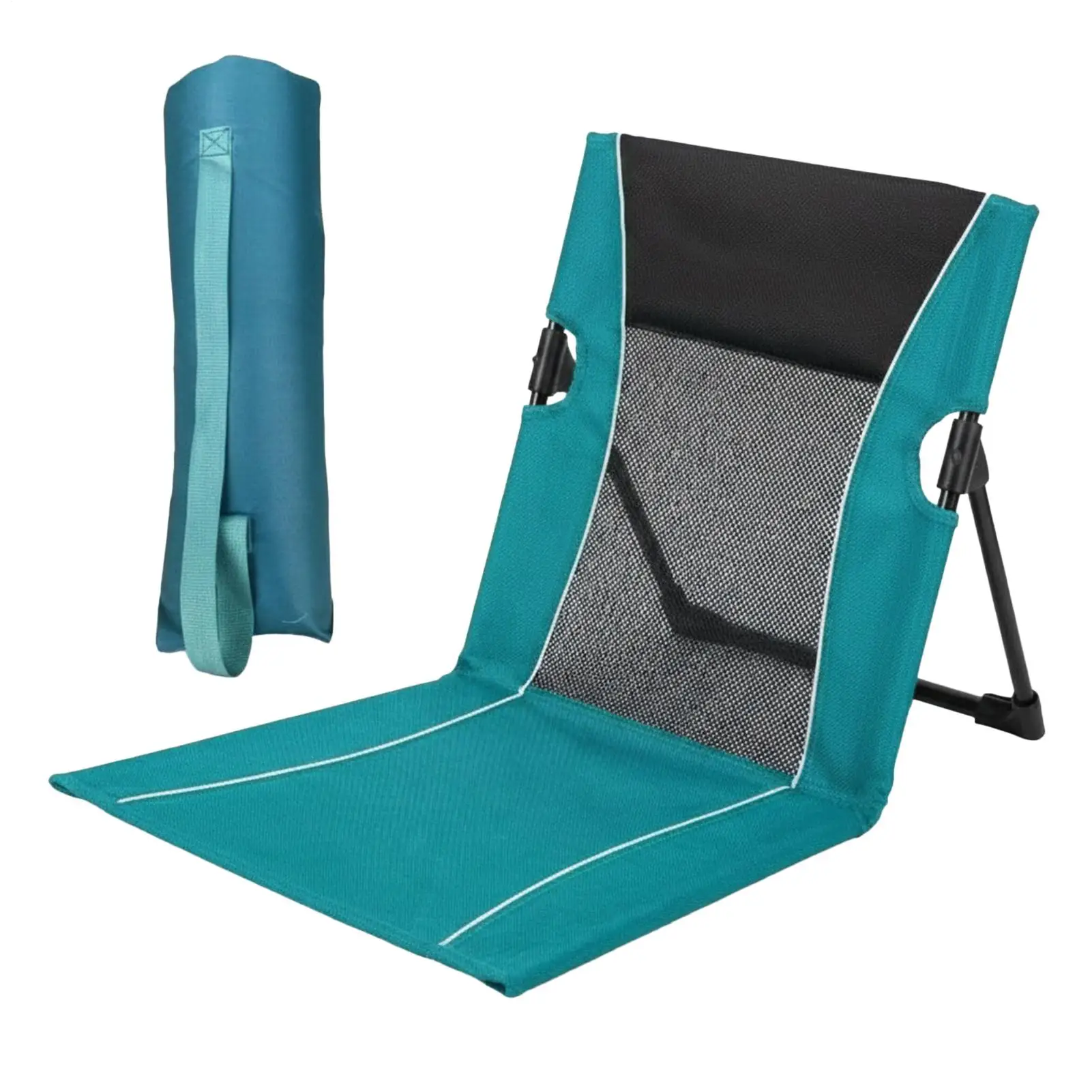 

Beach Chair Foldable Poolside Lounge Seat with Carry Bag Lounge Chairs for Poolside for Tanning Traveling Camping Picnic