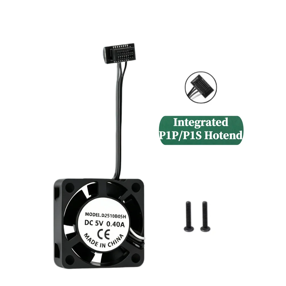 2510 Fan For Bambu Lab X1/P1 A1 Hotend Cooling Fan With Cable Rapid Cooling Fan For Bambu X1C P1S P1P A1 Mini 3D Printer
