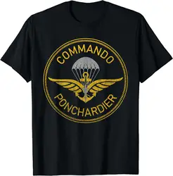 Ponchardier Commando French Special Forces Men T-Shirt Short Sleeve Casual Cotton O-Neck Summer T Shirt