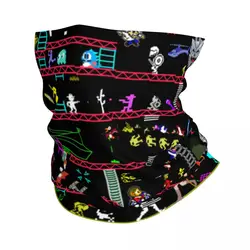 50 Video Game Classic Bandana Neck Cover Printed Arcade Game Mask Scarf Multi-use Cycling Scarf Outdoor Sprots Adult Breathable