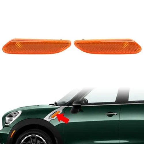 Side Marker Turn Signal Light For MINI Cooper R60 R61 2010‑2016 Fender Indicator Lamp 63139802569 63139802570
