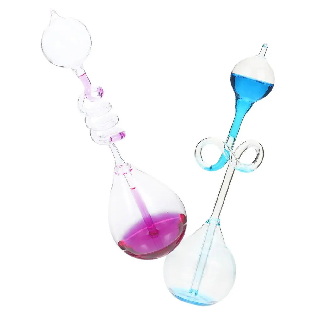 

2 Pcs Temperature-sensitive Decorations Hand Boiler Science Toy Colored Liquid Unique Timer Ornament Bedroom Living