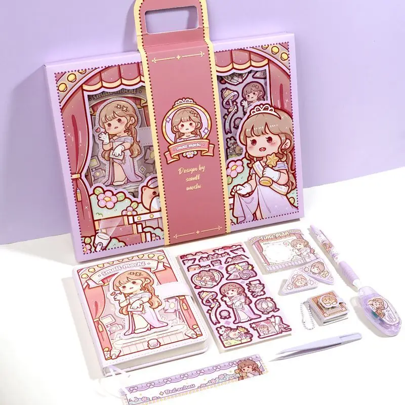 Duojia Small Sweet Potato Love Notebook, Voice Handbook Set, Laptop, Alta Beleza, Rising Star, Caixa de Presente, Novo Produto