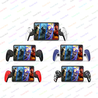 D9 Portable wireless bluetooth gamepad shock game racing stretch handle toystick joypad controller for PC android PS4 PS3