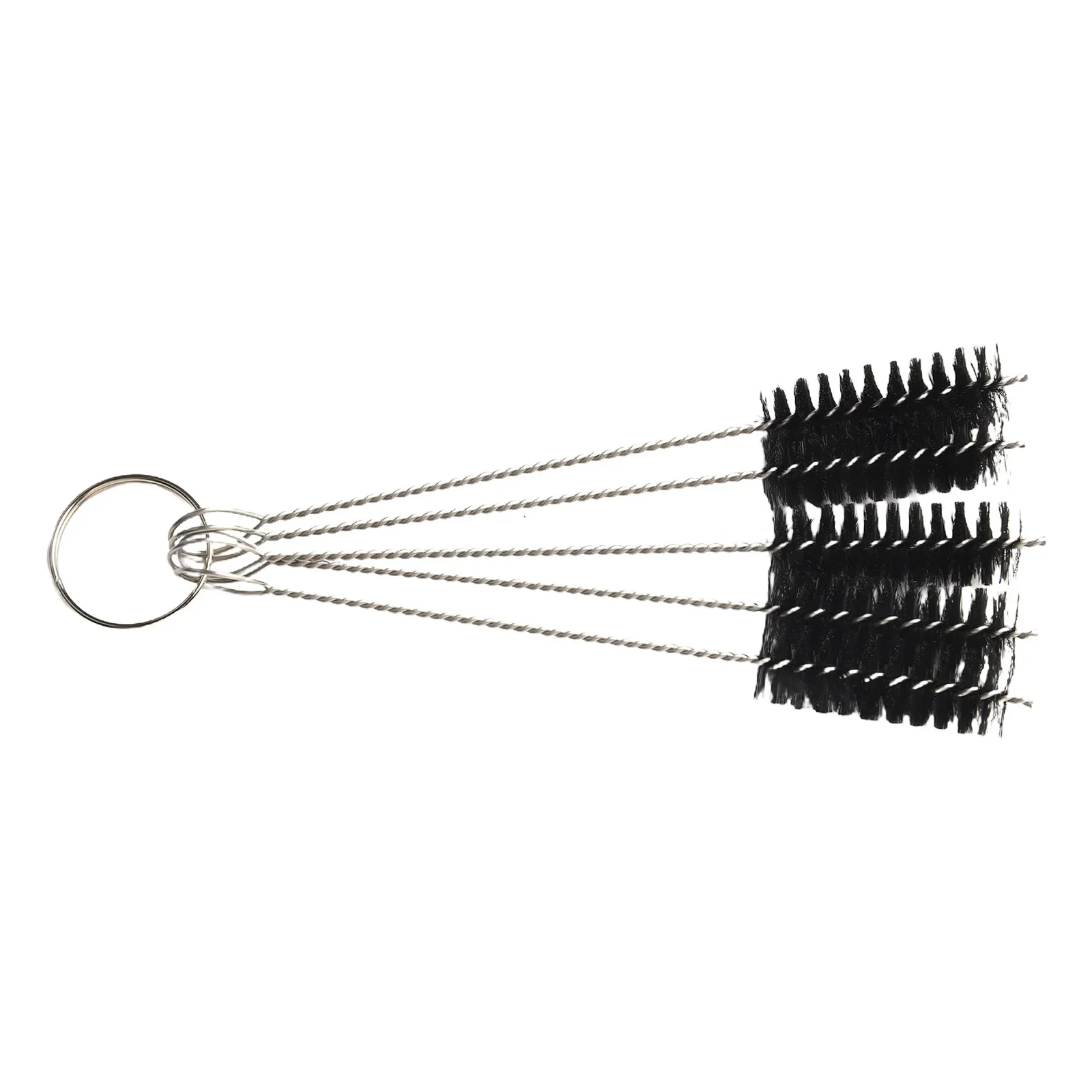 Spazzola per pulizia tubi in filo di acciaio inossidabile di alta qualità, 5 pezzi/set, lunghezza 10 cm, ideale per la pulizia e la rimozione della ruggine