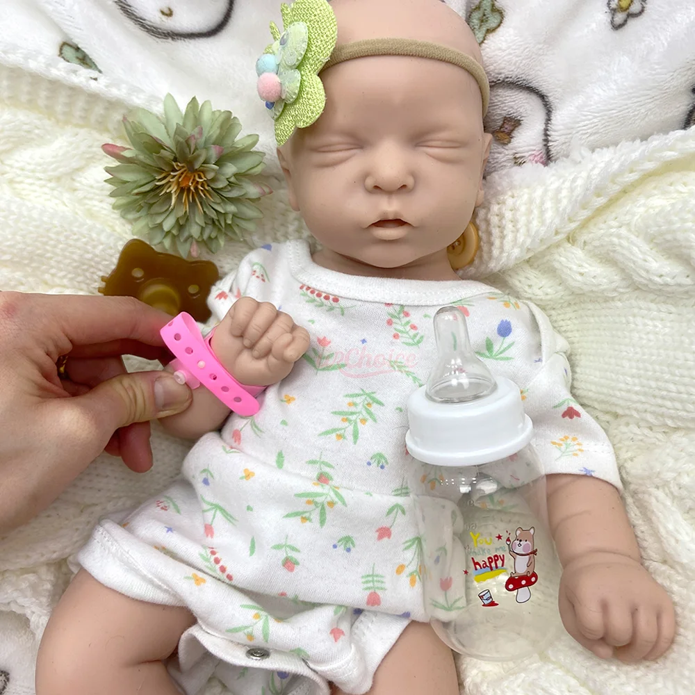 18-calowa lalka Reborn, ręcznie malowana silikonowa lalka Reborn, realistyczna lalka noworodek dla dziewczynek, kolekcjonerska lalka artystyczna dla entuzjastów Reborn.