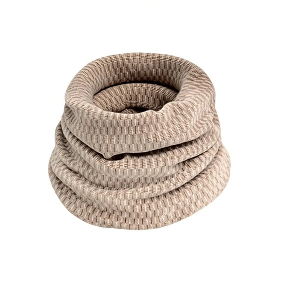 

Универсальный утолщенный зимний шарф, пушистая защита шеи, теплый шарф с кольцом, ветрозащитный антихолодный шарф на шею для мужчин и женщин