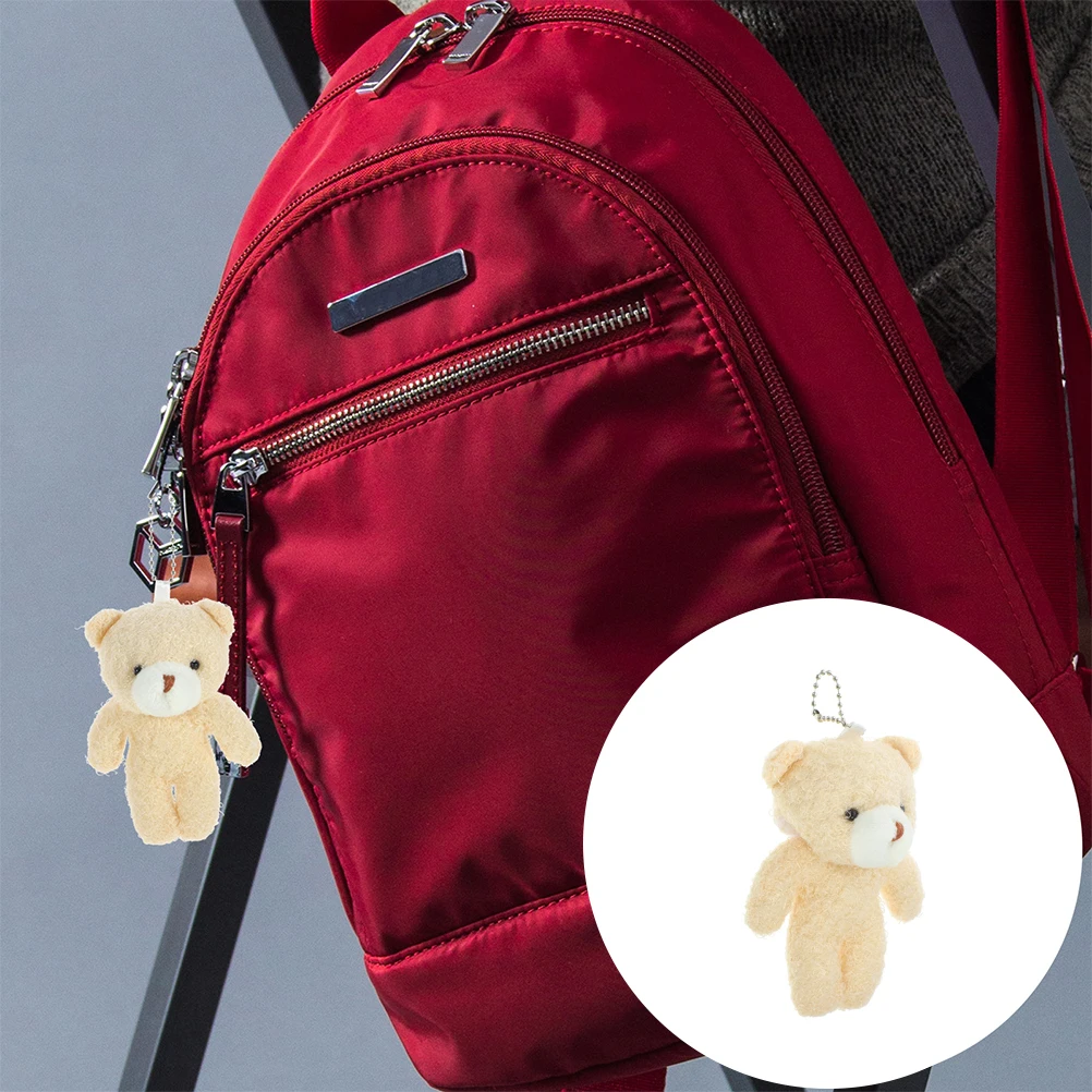 

5 Pcs Pendant Bag Keychain Keyring Fuzzy Toy Backpack Charms Pendants Hanging