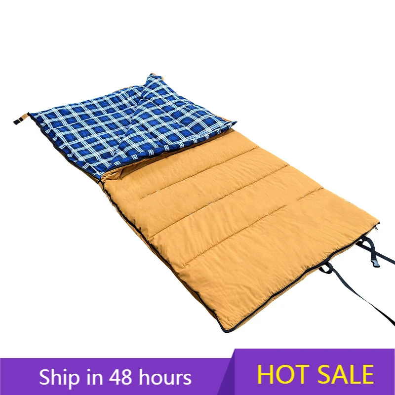 

YTYIN Oem China Wholesale Ultralight 290T Polyester Pongee Lining Portable Outdoor Camping Envelope Sleeping Bag