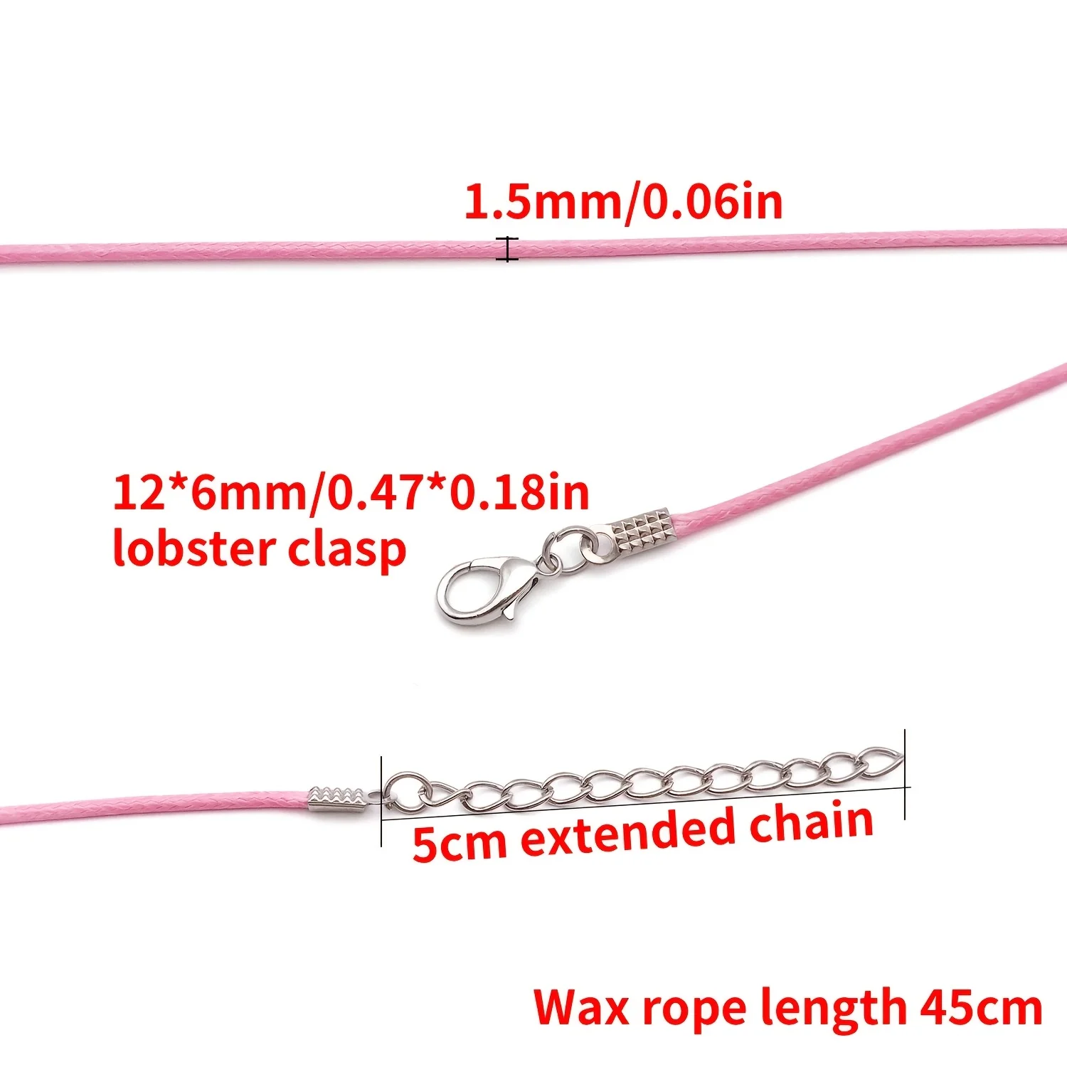 10 Stück 45+5mm 1,5mm Neue Led – Jewelry Making Wax Bewertung und Preis