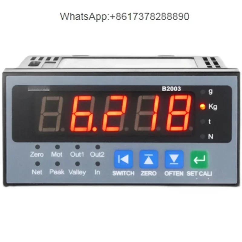 

B2003 Force Weighing Torque Sensor Display Control Instrument RS232 485 0~ 10V