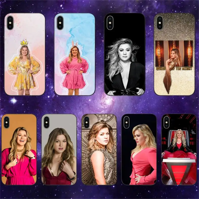 Kelly Clarkson Ca Sĩ Ốp Lưng Điện Thoại iPhone 11 12 Mini 13 14 Pro XS Max X 8 7 6S plus 5 SE XR Vỏ