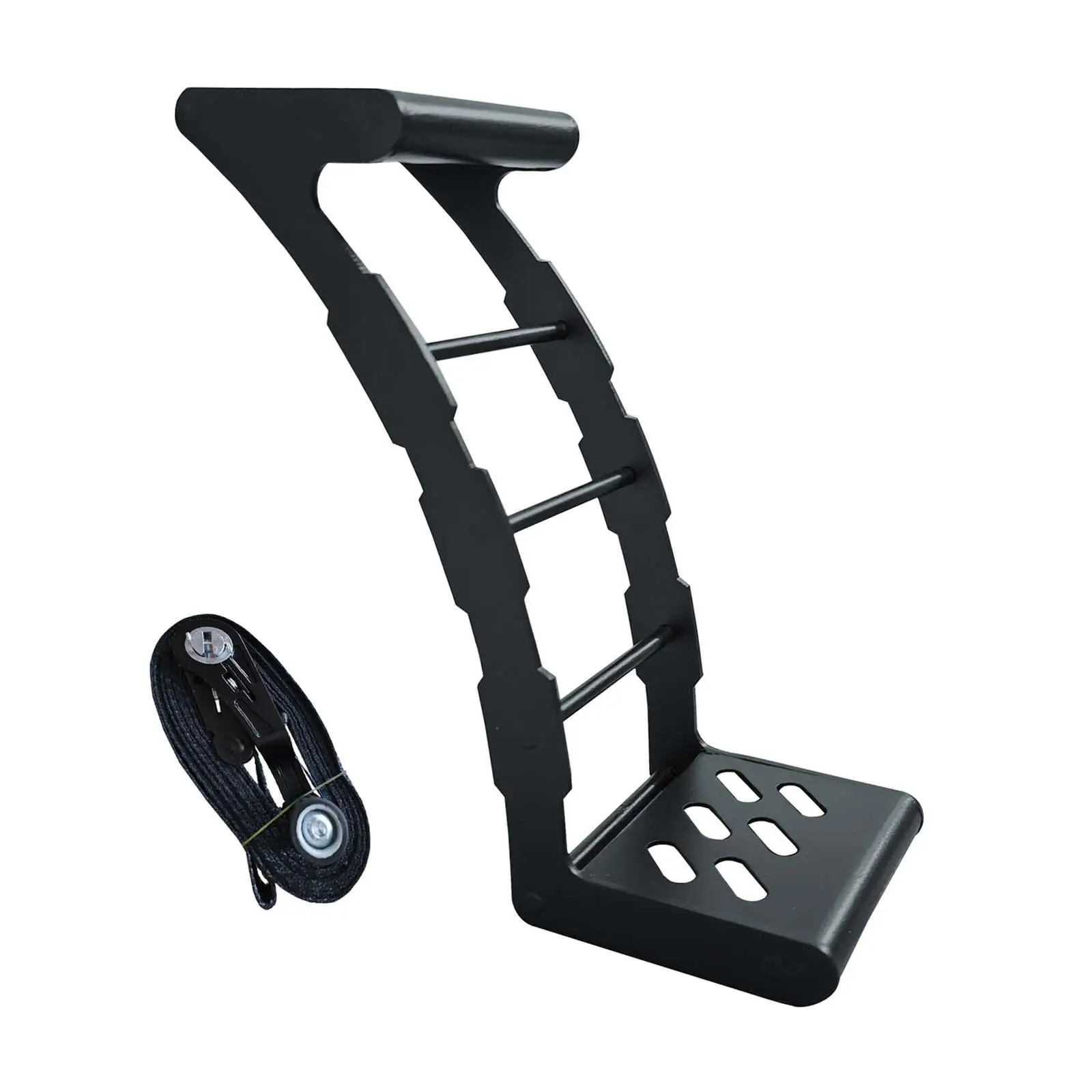 

Wheel Step Heavy Duty Access Ladder Anti Slip Pedals Modified Ladder Multifunctional Car Rooftop Step Rear Tire Mount