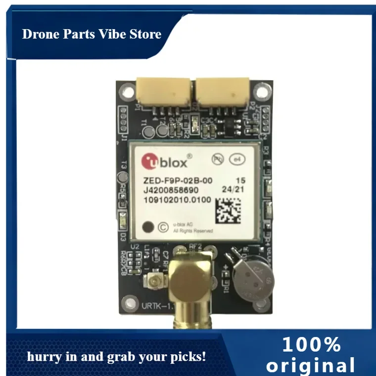 

Интегрированный GPS-модуль AP для дронов: модуль глобального позиционирования RTK и определения курса ED-F9P-02B-00