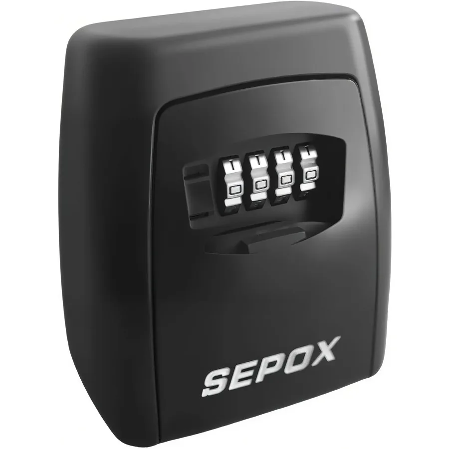 

Сверхмощный замок для ключей из нержавеющей стали с с сбрасываемым 4-значным кодовым кодом, портативный виниловый чехол, большая емкость для хранения